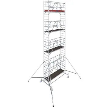 KRAUSE STABILO aluminijumska pokretna skela 2.50x0.75m radna visina 9.40m 772077 KRAUSE STABILO aluminijumska pokretna skela 2.50x0.75m radna visina 9.40m 772077